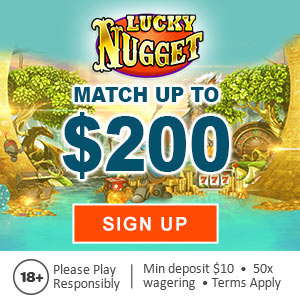 Lucky Nugget - online casino start with $200 free money