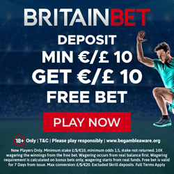 Britain Bet Sports 10 free bet  
