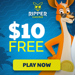 Ripper Casino offers Australia New Zealand South African players a great 70 free spins welcome bonus no deposit required