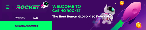Rocket Casino offers Australia New Zealand players - 50 free chances for just $5 minimum deposit